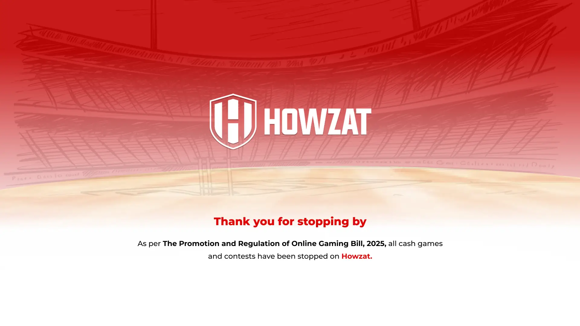 Howzat Banner