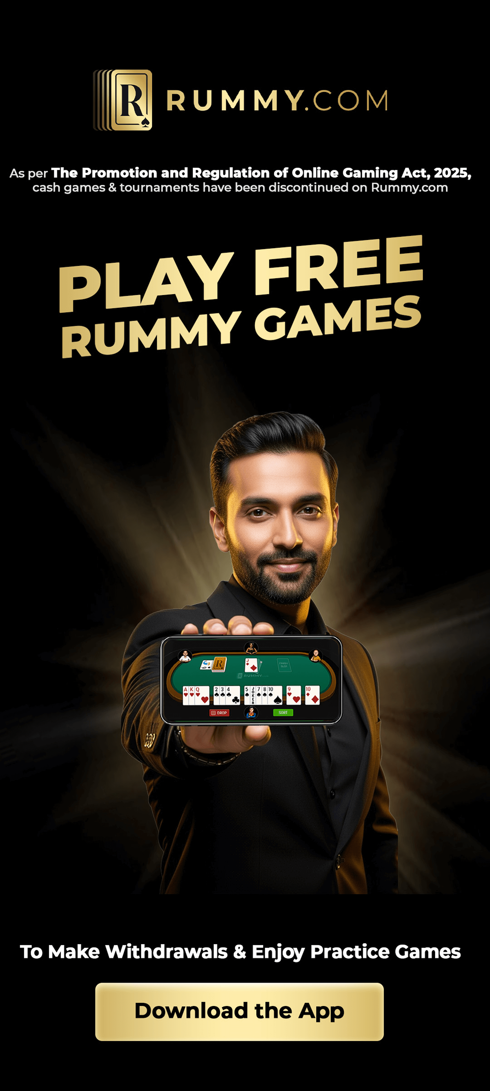 Rummy Mobile Banner